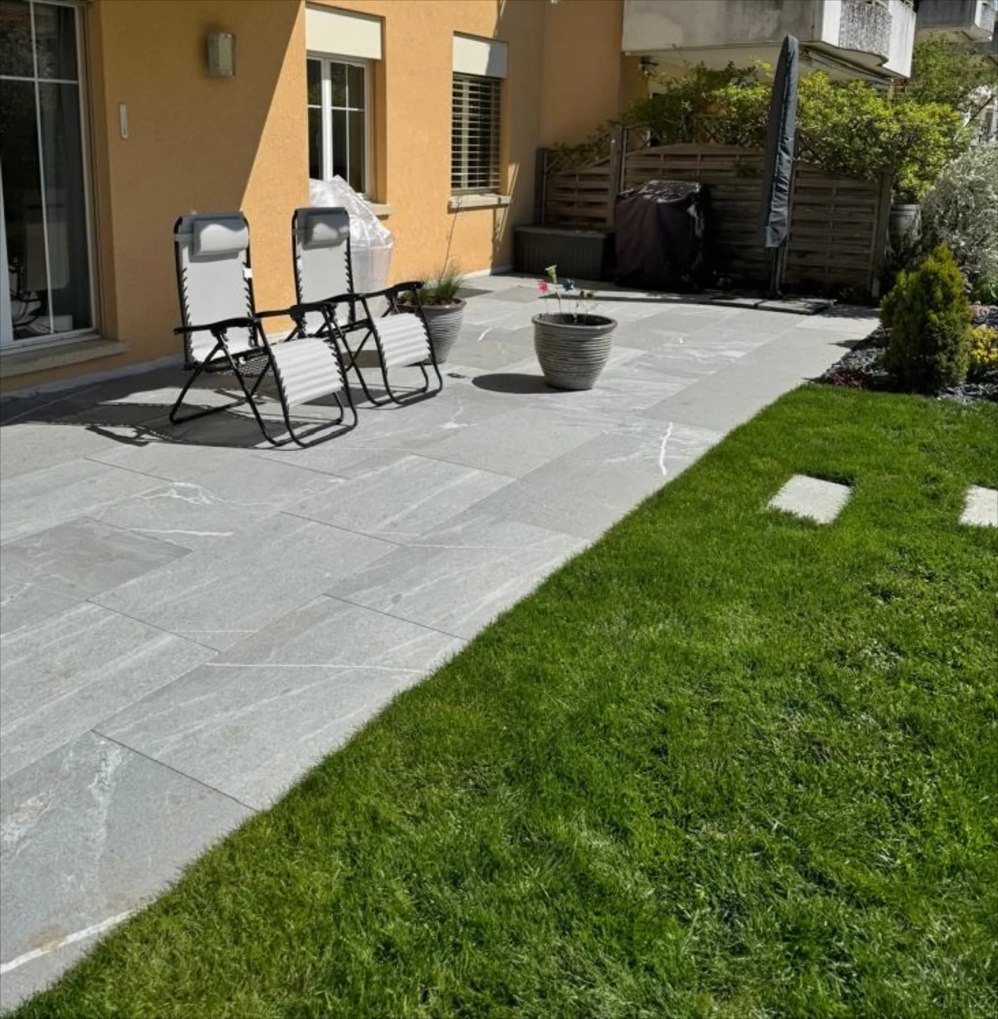 Création de terrasses